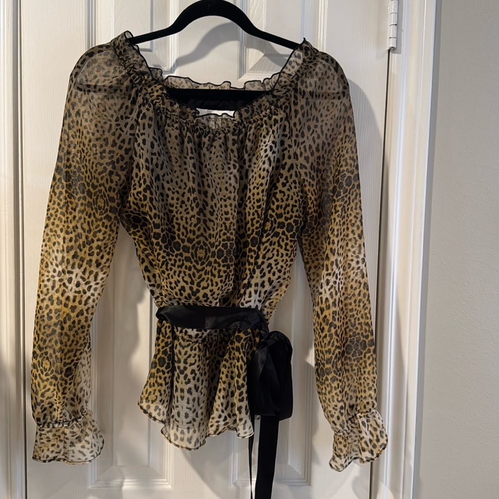 Animal Print Blouse